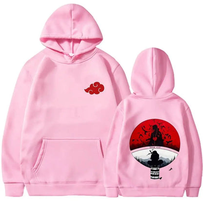 Hoodie – Naruto – Itachi Uchiha (Uchiha Clan Crest & Akatsuki Moon)