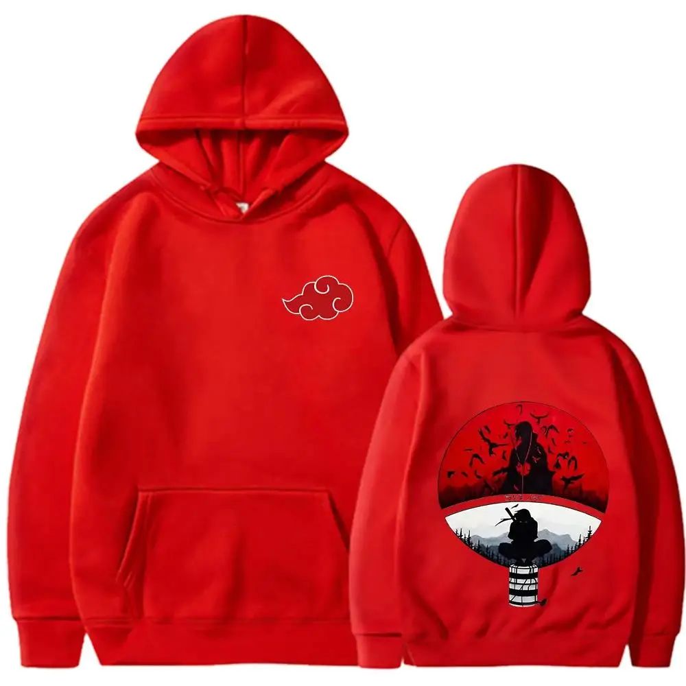 Hoodie – Naruto – Itachi Uchiha (Uchiha Clan Crest & Akatsuki Moon)