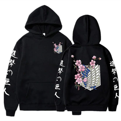 Hoodie – Attack on Titan – Survey Corps (Wings of Freedom & Cherry Blossom)
