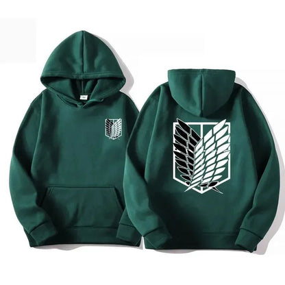 Hoodie – Attack on Titan – Survey Corps (Wings of Freedom Minimalist)