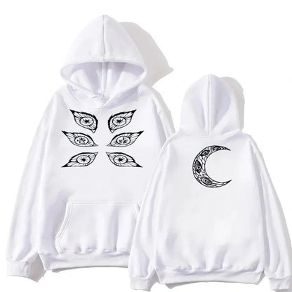 Hoodie – Demon Slayer – Kokushibo (Six Eyes & Crescent Moon)