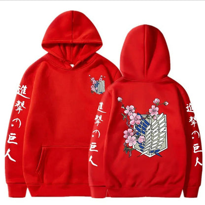 Hoodie – Attack on Titan – Survey Corps (Wings of Freedom & Cherry Blossom)