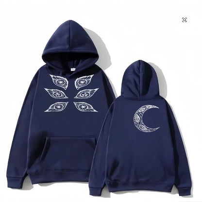Hoodie – Demon Slayer – Kokushibo (Six Eyes & Crescent Moon)