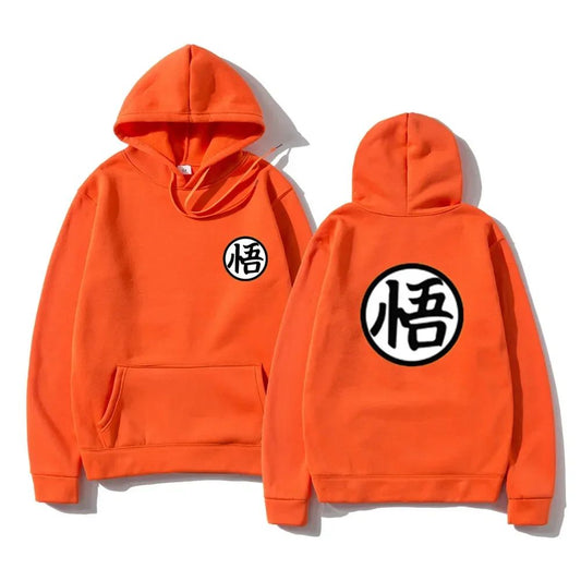 Hoodie – Dragon Ball – Goku (Goku’s "Go" Kanji Emblem)