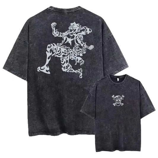 T-Shirt – One Piece – Luffy (Tribal)