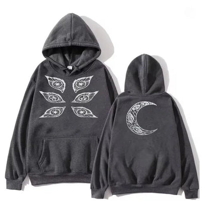 Hoodie – Demon Slayer – Kokushibo (Six Eyes & Crescent Moon)