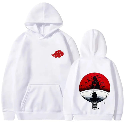 Hoodie – Naruto – Itachi Uchiha (Uchiha Clan Crest & Akatsuki Moon)