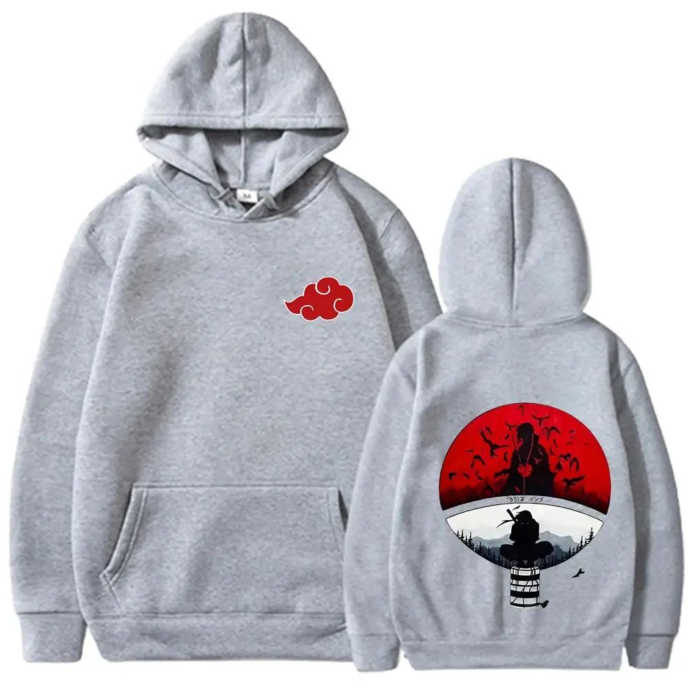 Hoodie – Naruto – Itachi Uchiha (Uchiha Clan Crest & Akatsuki Moon)