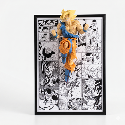 3D Wall Art – Dragon Ball – Super Saiyan